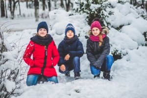 выпускной альбом зимняя фотосессия для школьников
