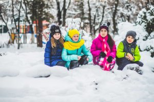 выпускной альбом зимняя фотосессия для школьников