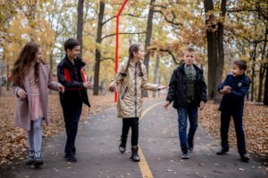 выпускной альбом осенняя фотосессия для детей в школе