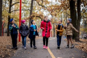 выпускной альбом осенняя фотосессия для детей в школе