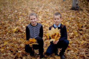 выпускной альбом осенняя фотосессия для детей в школе